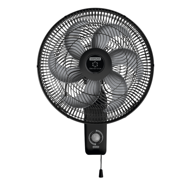 Ventilador Silence Force Pared Negro Samurai