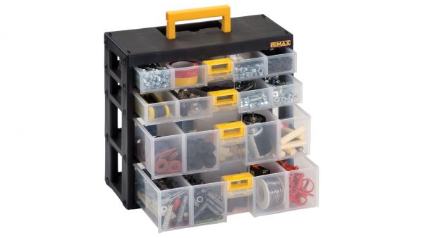 Organizador Modular Gavetas 2x40+2x80 Negro Rimax