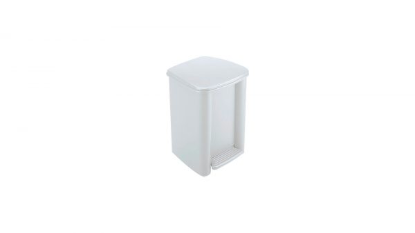 Basurero Pedal 8l Blanca Rimax