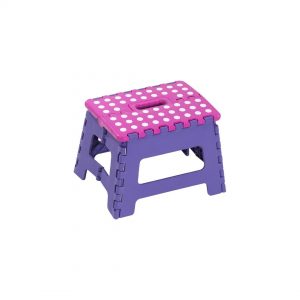 Butaco Plegable Pequeño Morado Rosado Rimax