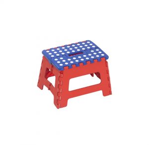 Butaco Plegable Pequeño Rojo Azul Rimax