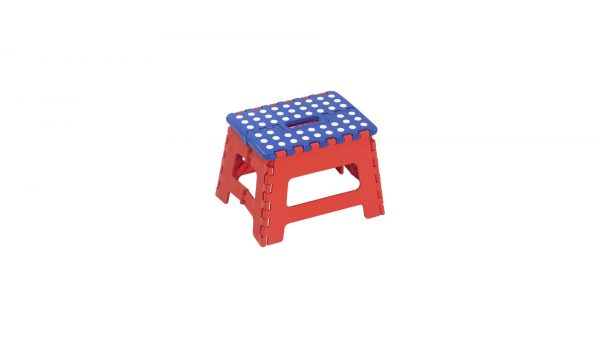 Butaco Plegable Pequeño Rojo Azul Rimax