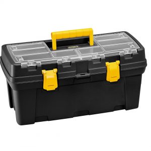 Caja Herramientas 20" Plus Cerradura Plástica Negra Rimax