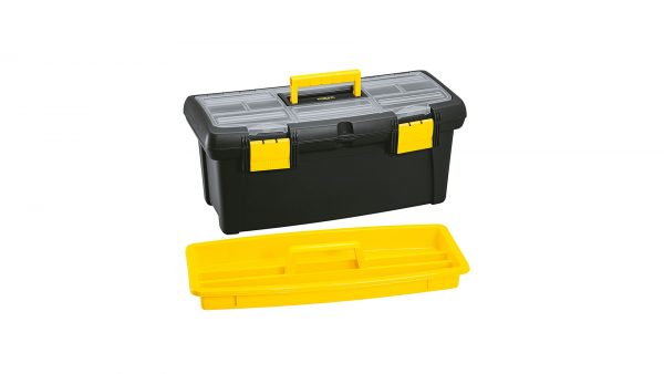 Caja Herramientas 22" Tapa Organizadora Negra Rimax