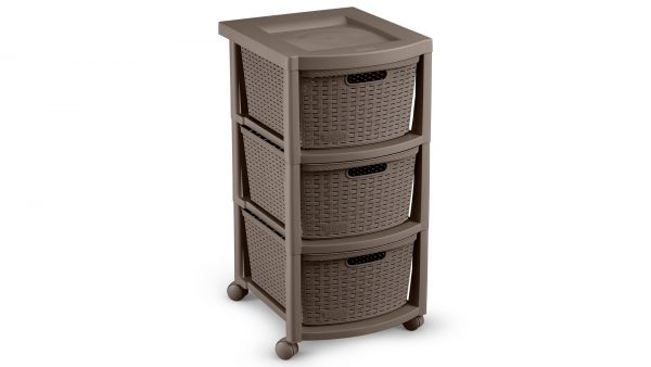 Cajonero Rattan 3G Mocca Rimax