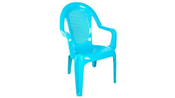 Silla Allure Con Brazo Azul Hortensia Colplast