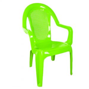 Silla Allure Con Brazo Verde Limón Colplast