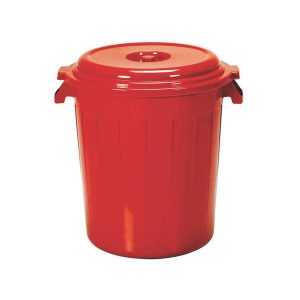 Tanque 120 Litros Con Tapa Rojo Colplast