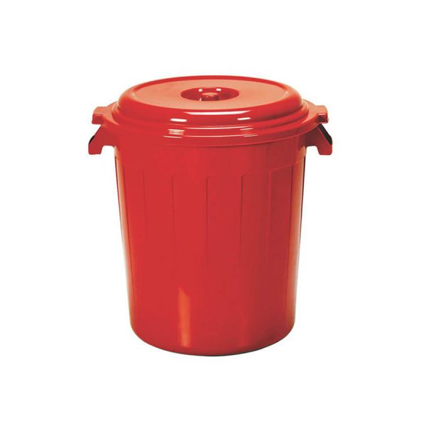 Tanque 50 Litros Con Tapa Rojo Colplast