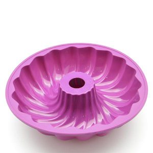 Molde De Silicone Ondulado 23 X 6 Cm Morado Press