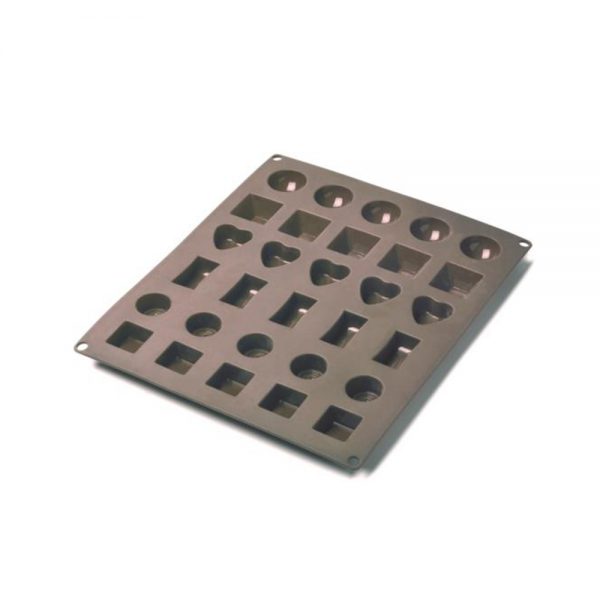 Molde De Silicone Para Chocolates 30 Unidades 23,7 X 27,5 X 3 Cm Press