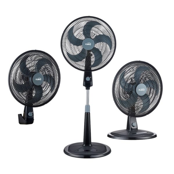 Ventilador 3 en 1 Kalley Negro