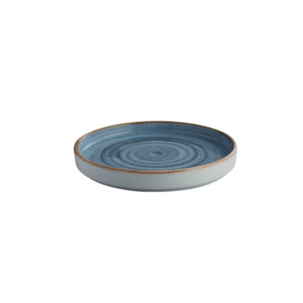 PLATO PANDO 15.7CM RUSTIC ARTISAN AZUL