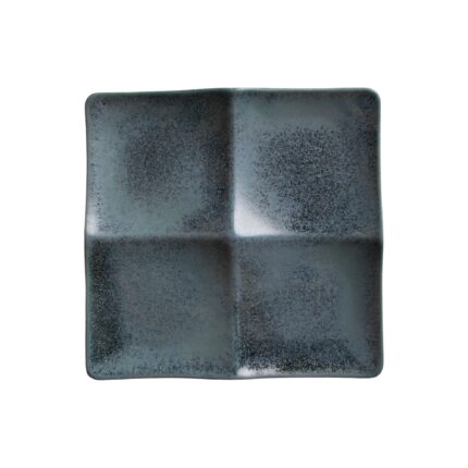 PLATO 4 PUESTOS 30.1CM AZUL ENVEJECIDO