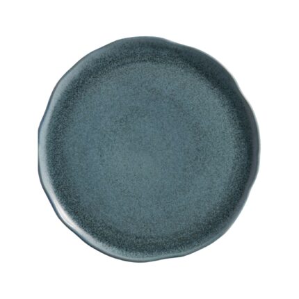 PLATO IRREGULAR  28.3CM AZUL ENVEJECIDO