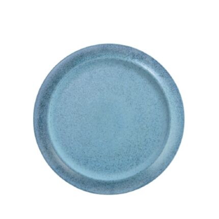 PLATO PANDO 32.5CM COLOR MATE AZUL ENVEJ