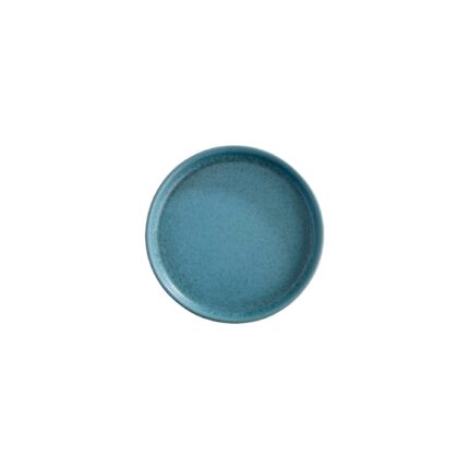 PLATO PANDO 20.4CM RUSTIC AZUL ENVEJECID